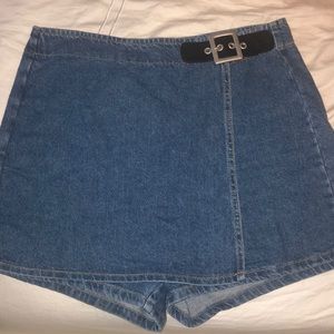 BDG (urban outfitters) denim skirt with buckle